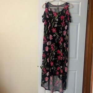 Pretty high-low maxi dress size M